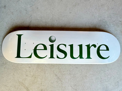 Leisure Golf and Skate Logo Deck